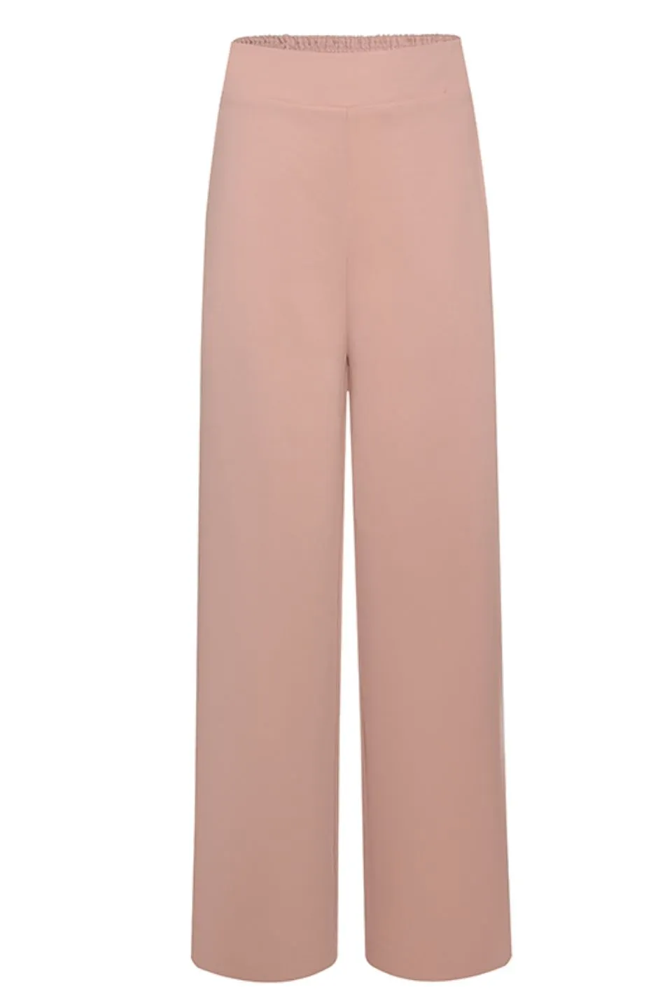 Favourite Blush Elastic Back Wide Leg Pants