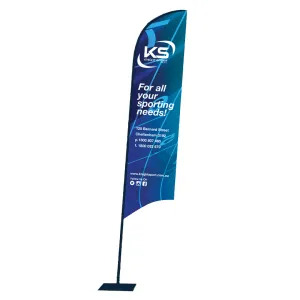 Feather Banner Single Sided Print