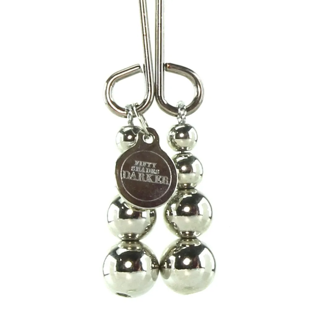 Fifty Shades Of Grey - Just Sensation Beaded Clitoral Clamp