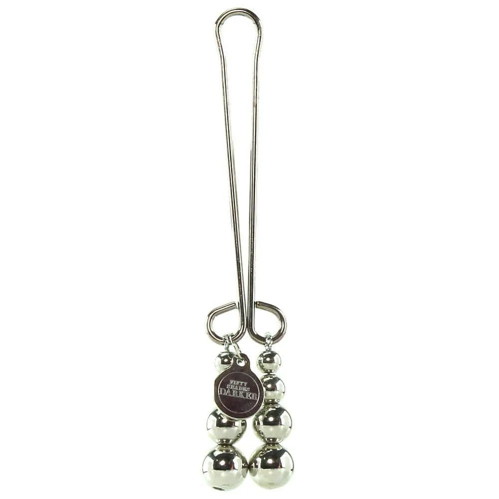 Fifty Shades Of Grey - Just Sensation Beaded Clitoral Clamp