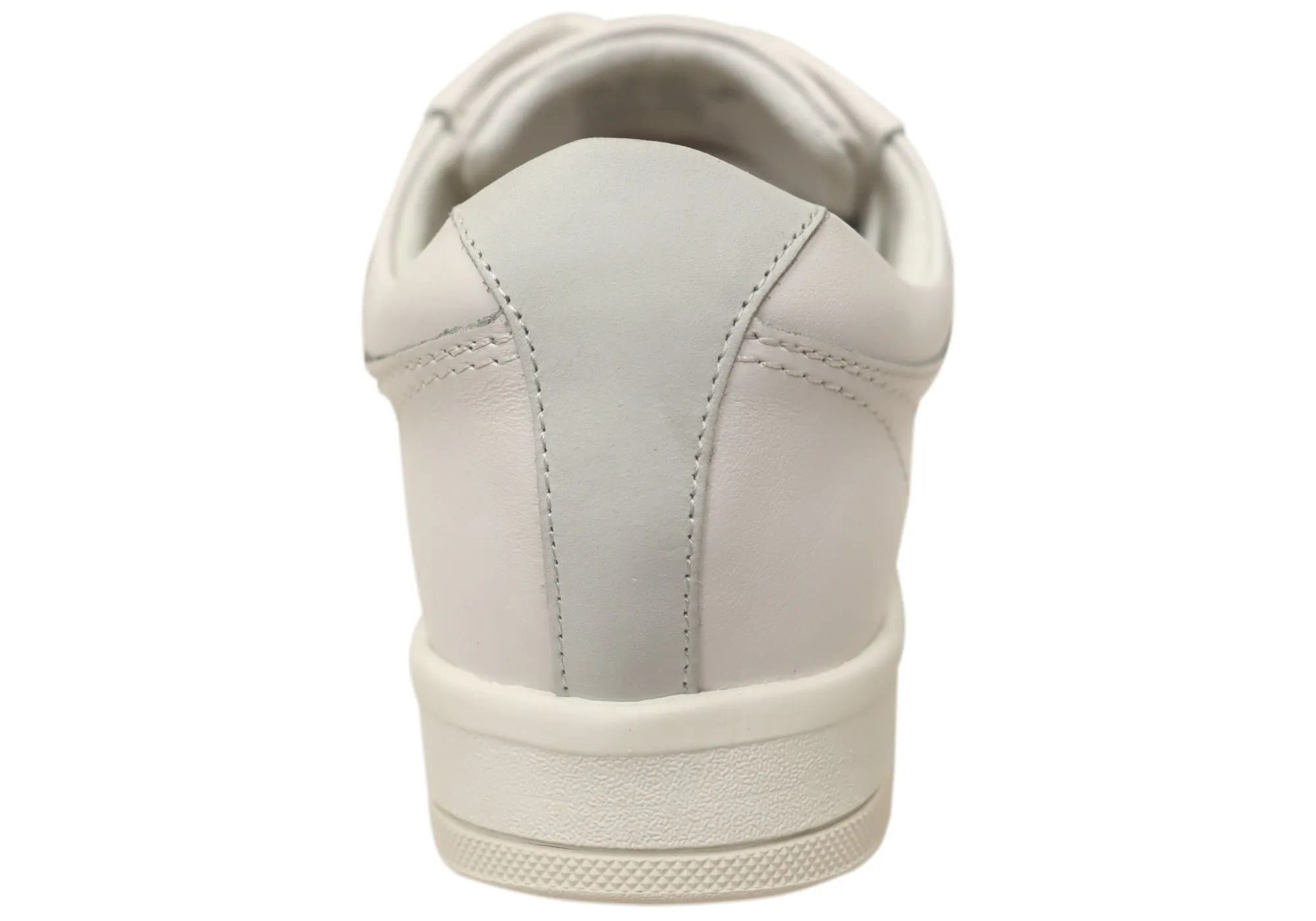 Florsheim Womens Comfortable Leather Crossover Cap Cap Toe Sneakers