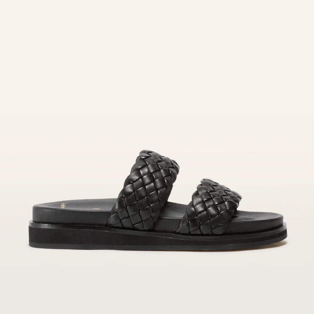 Frankie4 Malone Slide - Black Weave