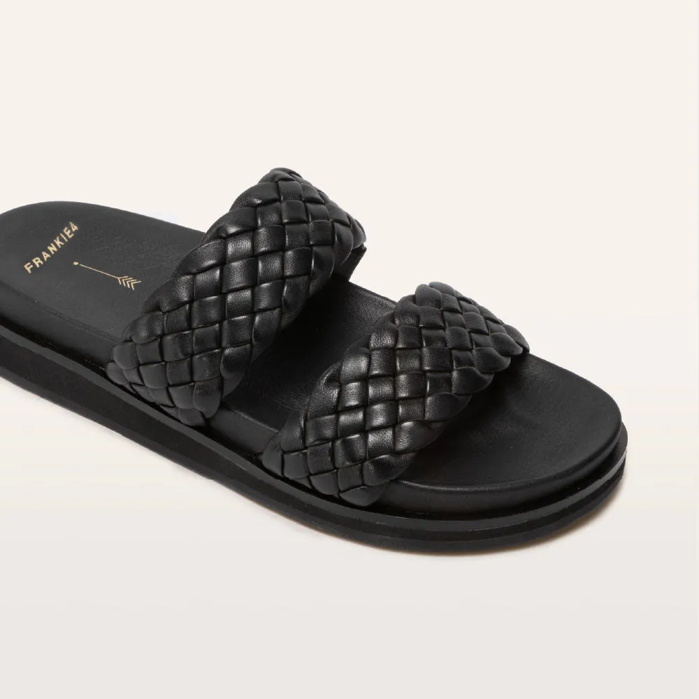Frankie4 Malone Slide - Black Weave