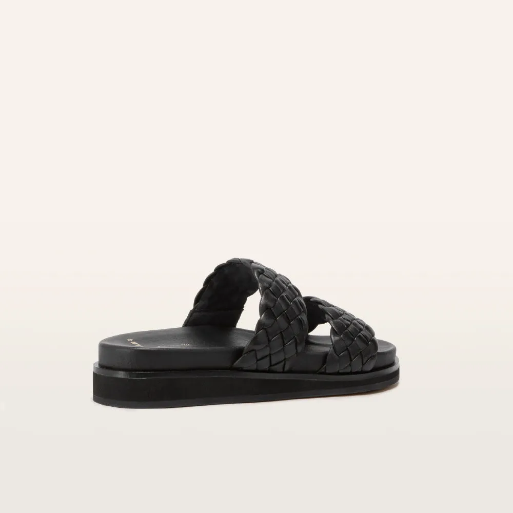 Frankie4 Malone Slide - Black Weave
