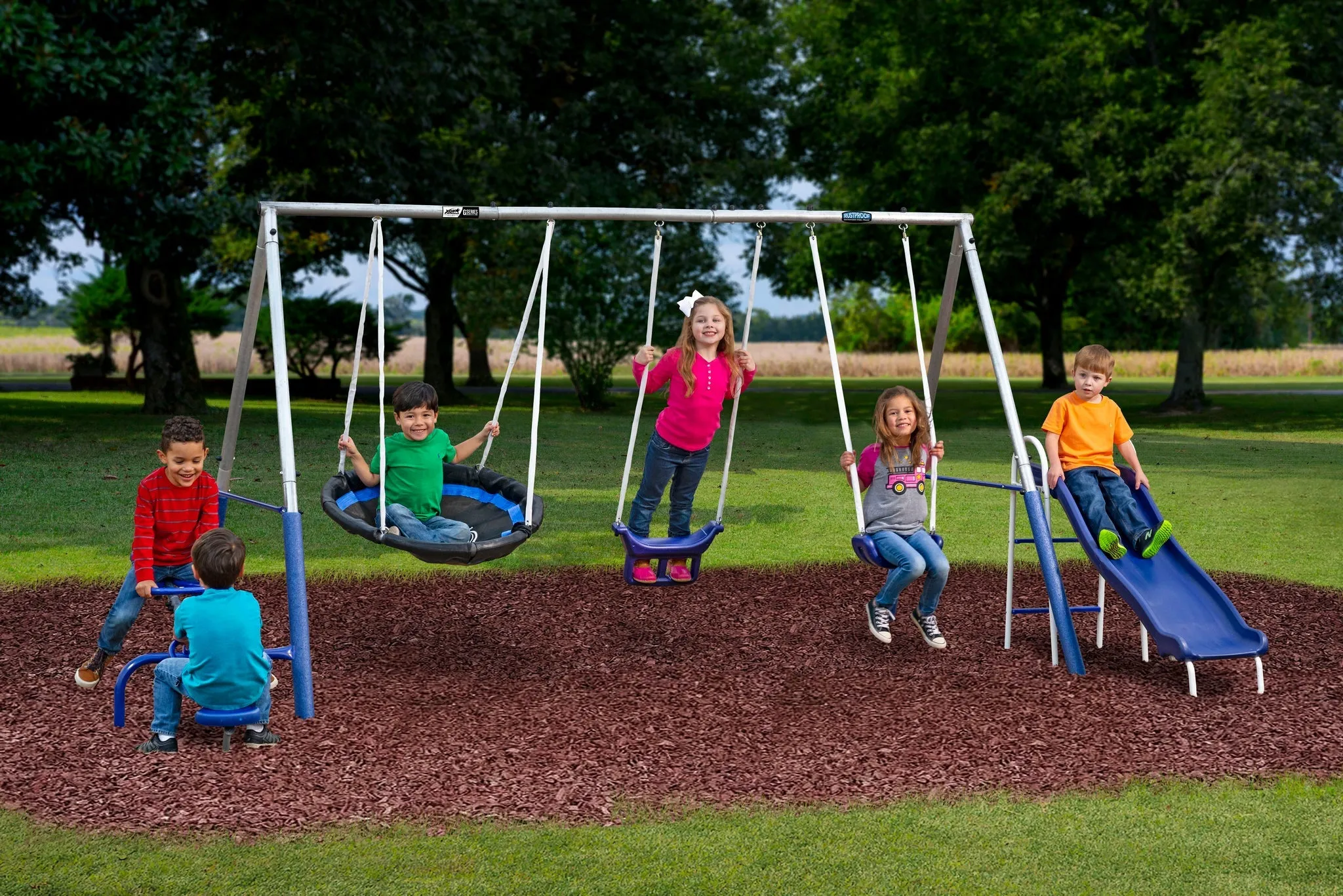 Free n Swing Swing Set - Galvinized