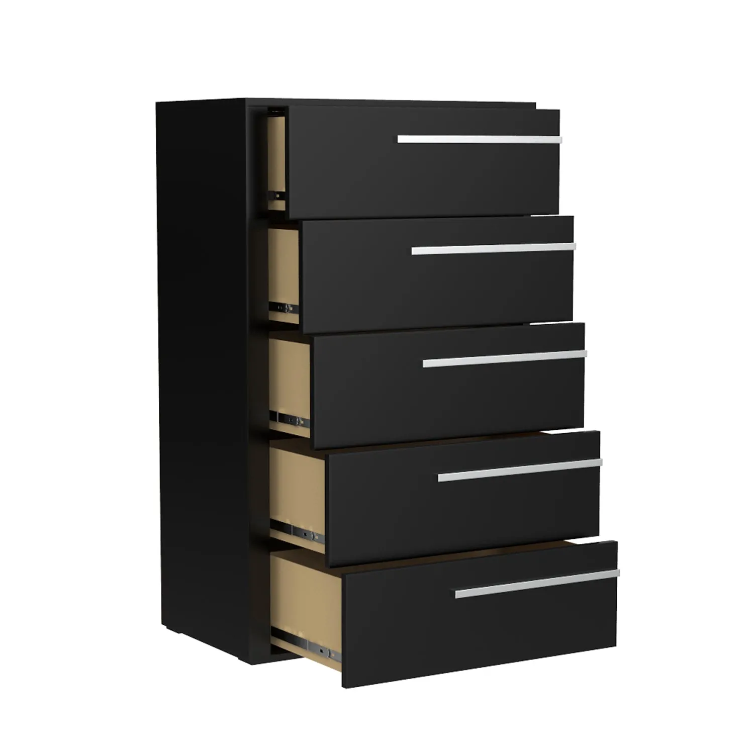 Gabriella 5 drawer chest storage for nursery bedroom, java