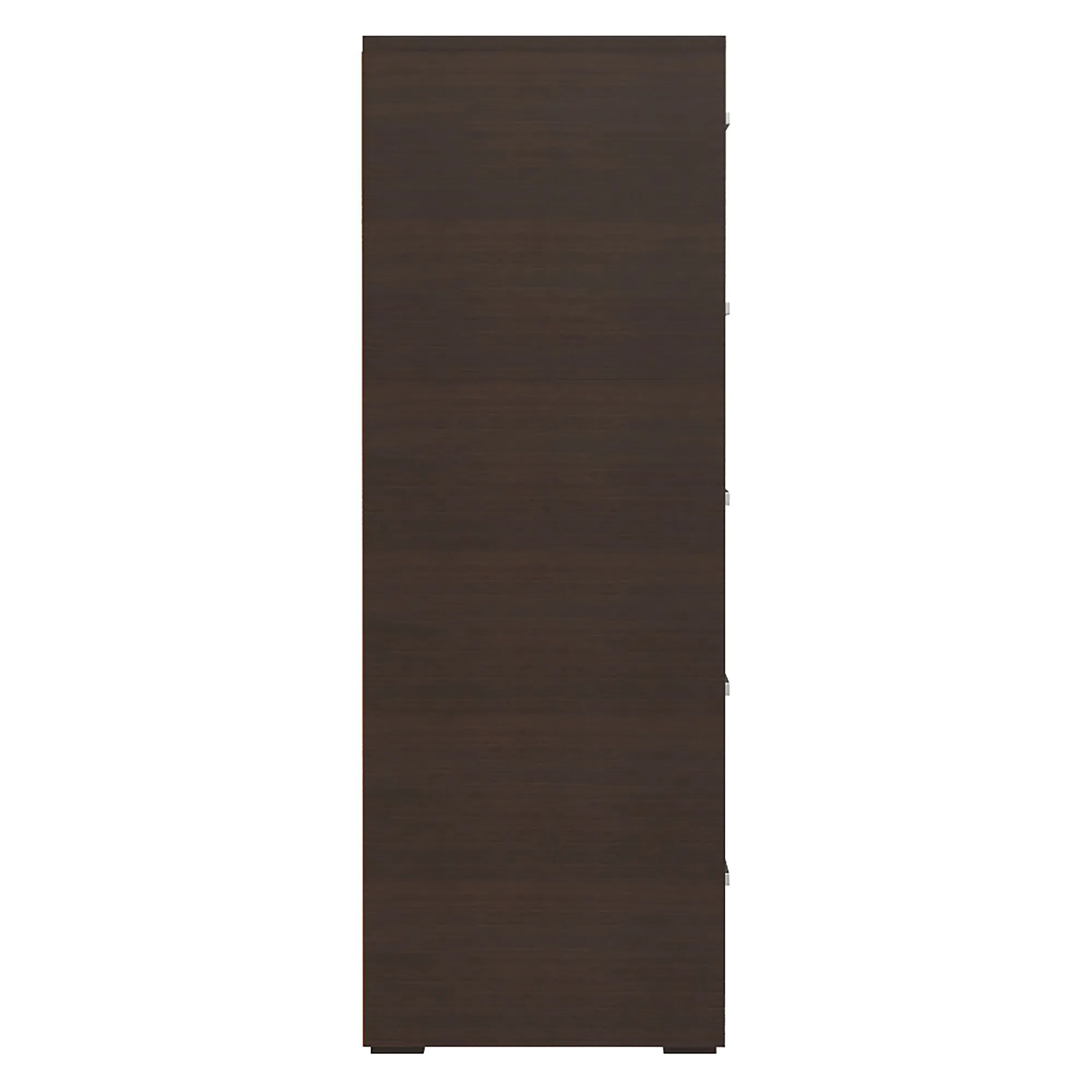Gabriella 5 drawer chest storage for nursery bedroom, white & walnut