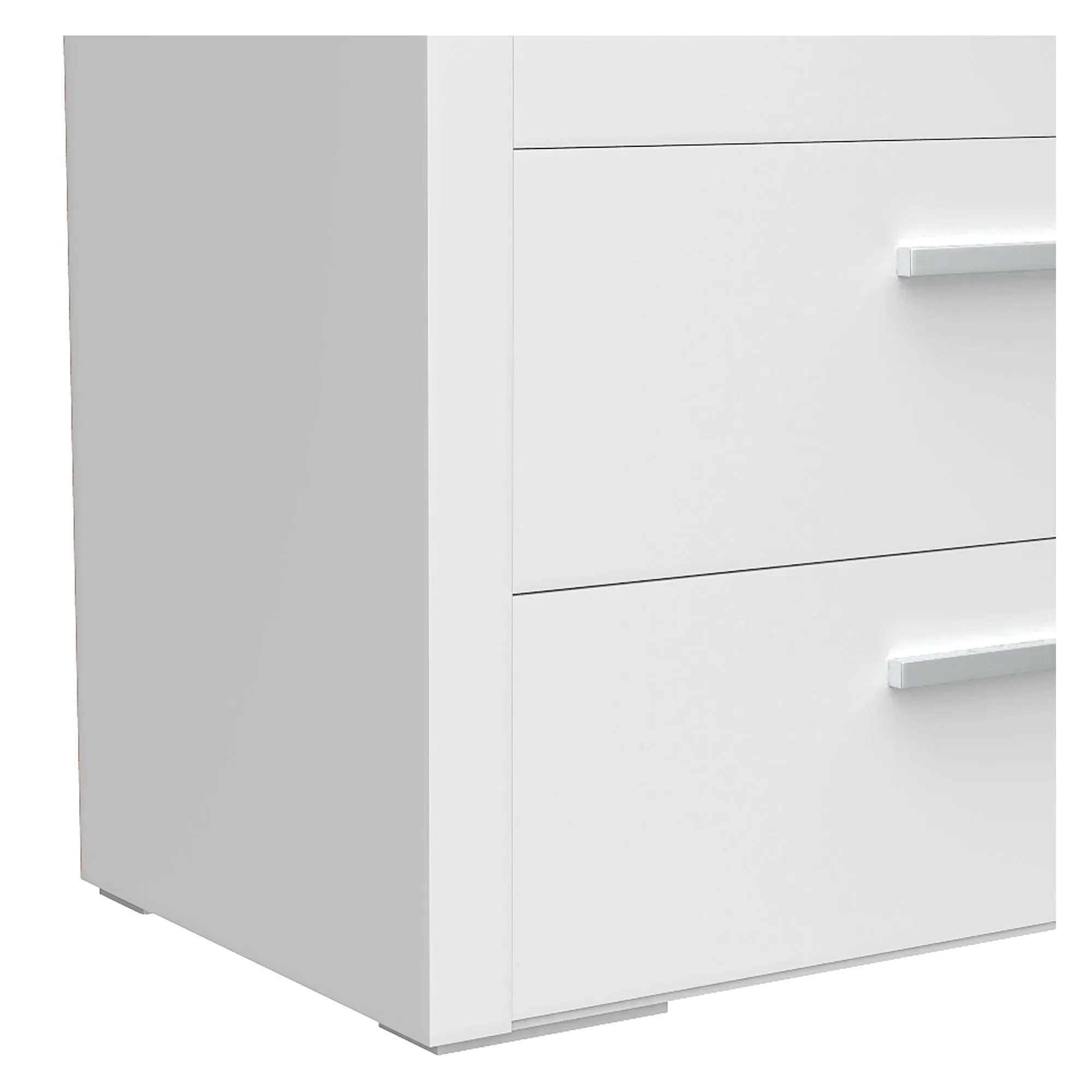 Gabriella 5 drawer chest storage for nursery bedroom, white