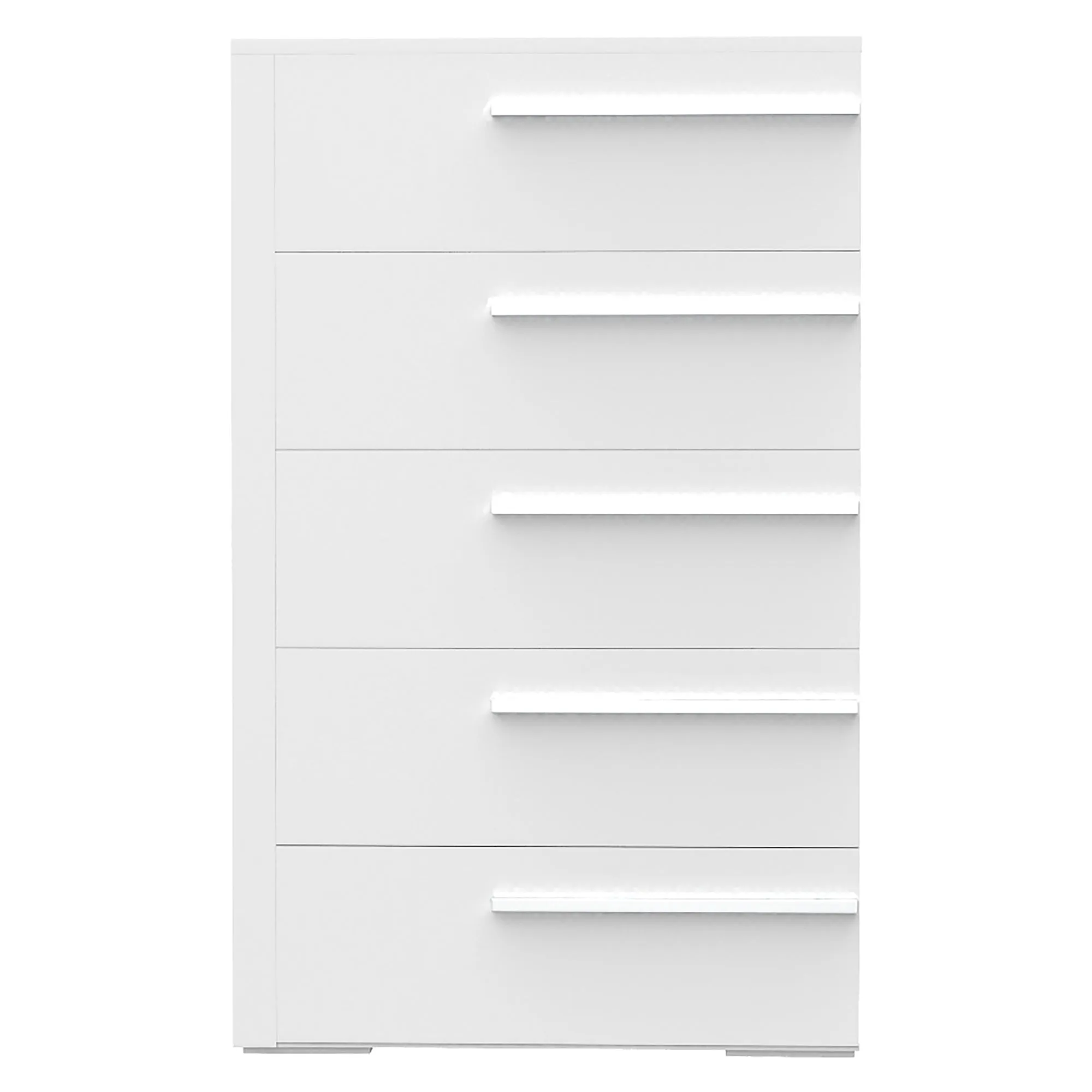 Gabriella 5 drawer chest storage for nursery bedroom, white