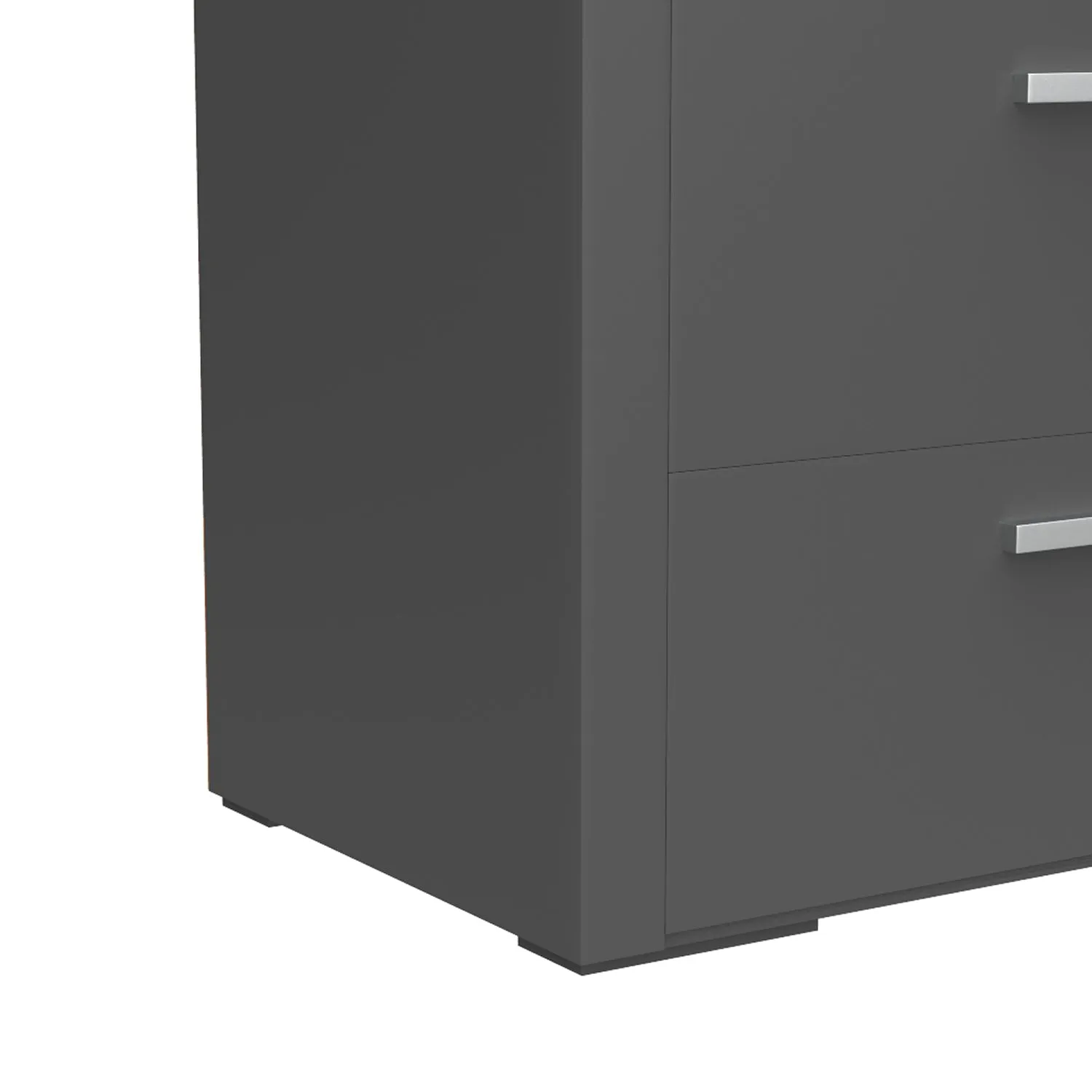 Gabriella 6 drawer chest storage for nursery bedroom, dark grey