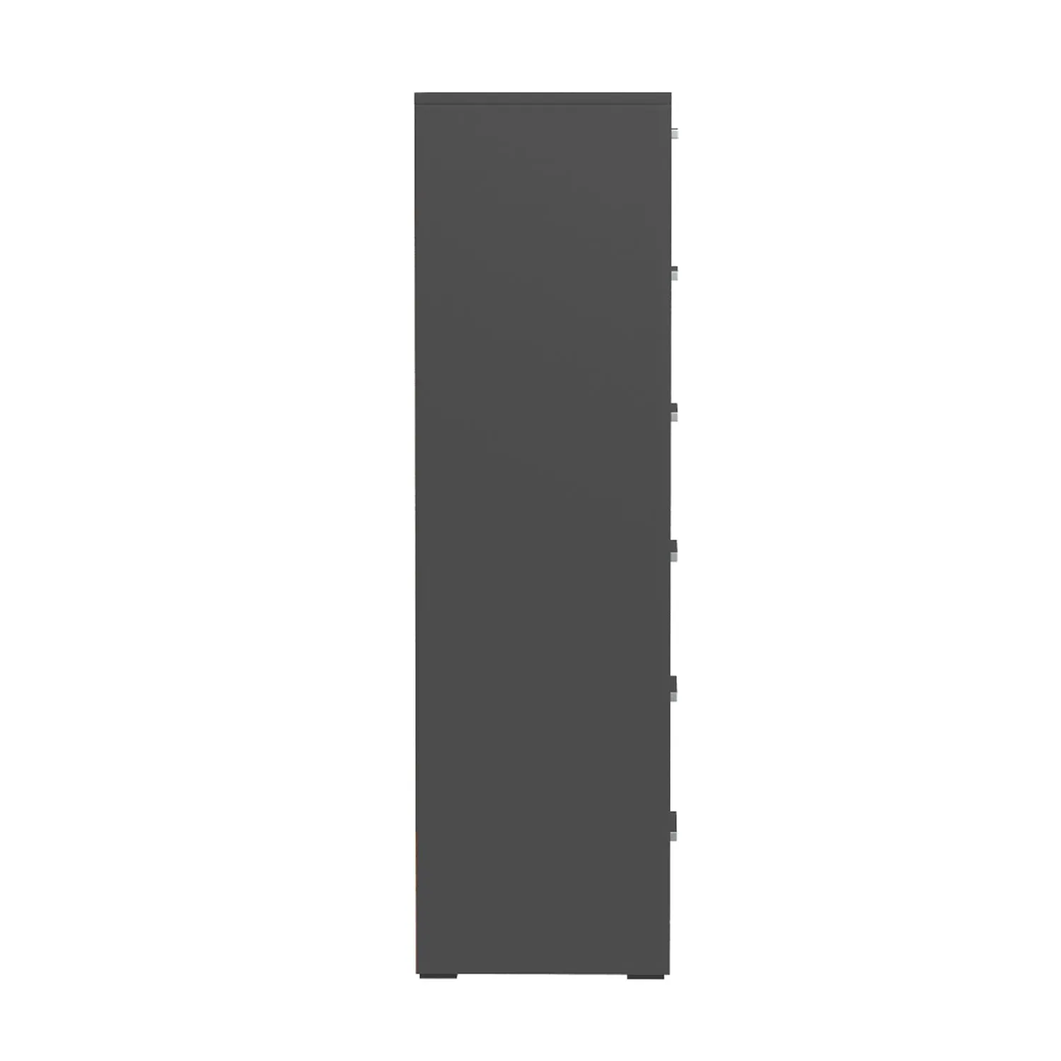 Gabriella 6 drawer chest storage for nursery bedroom, dark grey