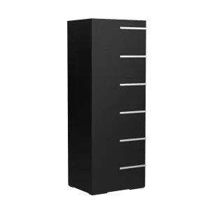Gabriella 6 drawer chest storage for nursery bedroom, java