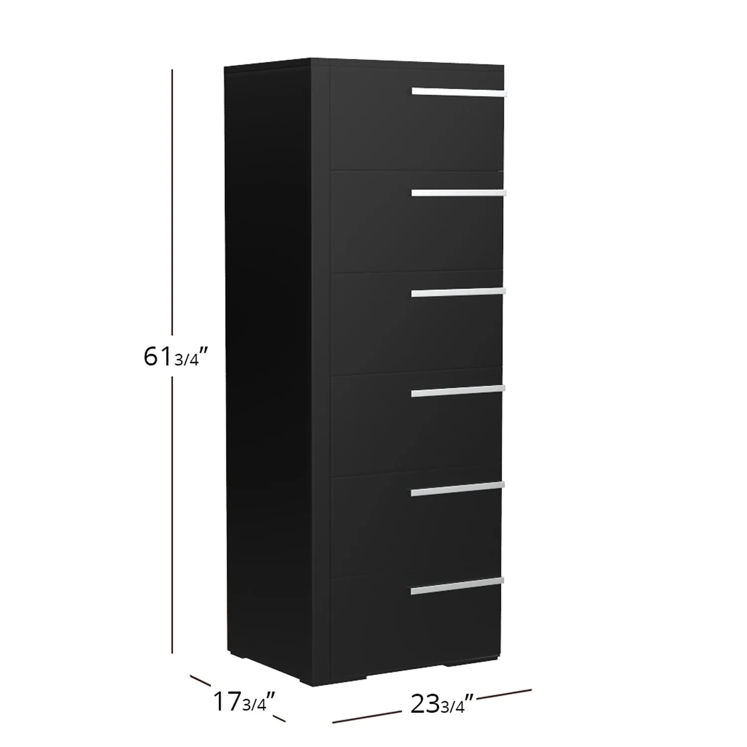 Gabriella 6 drawer chest storage for nursery bedroom, java