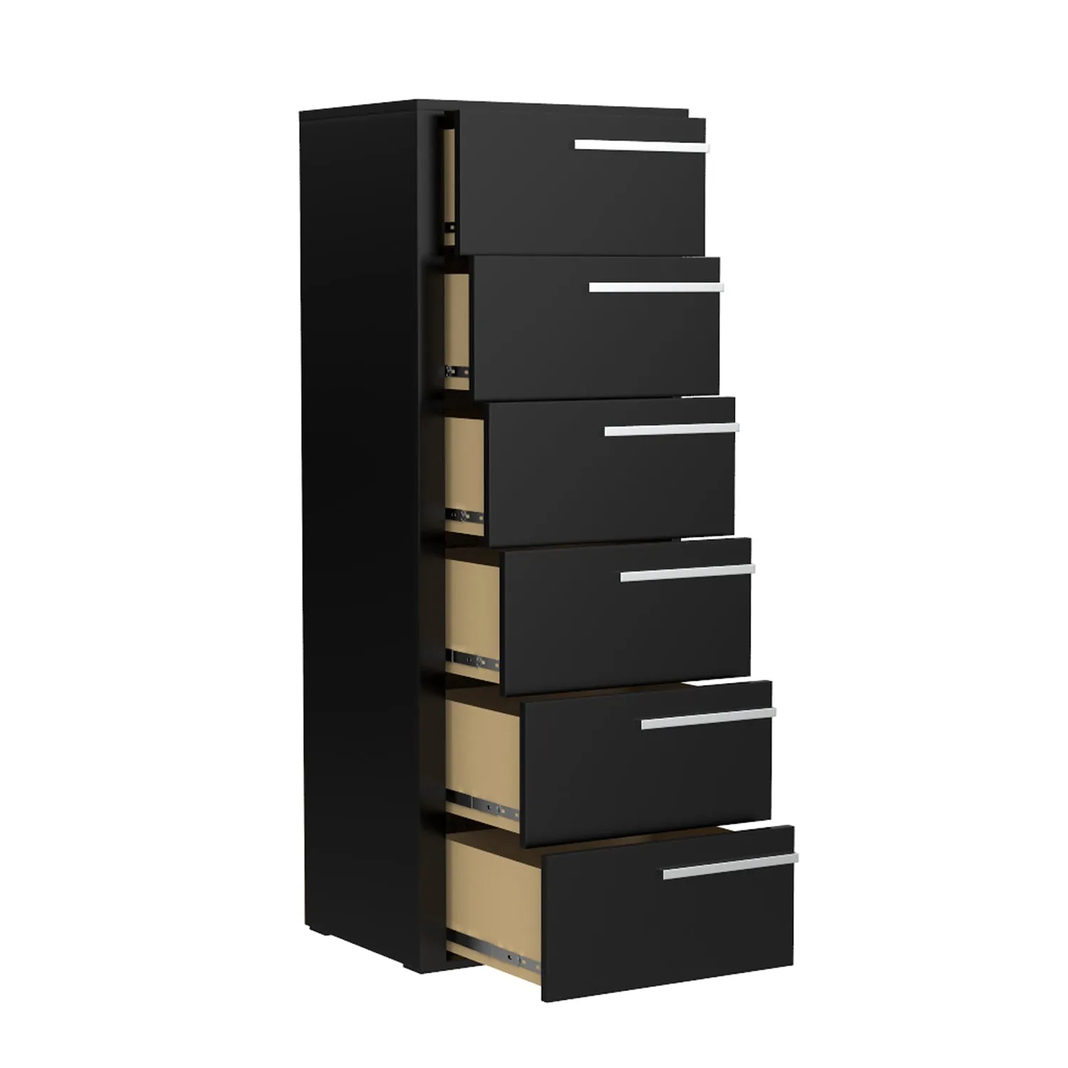 Gabriella 6 drawer chest storage for nursery bedroom, java