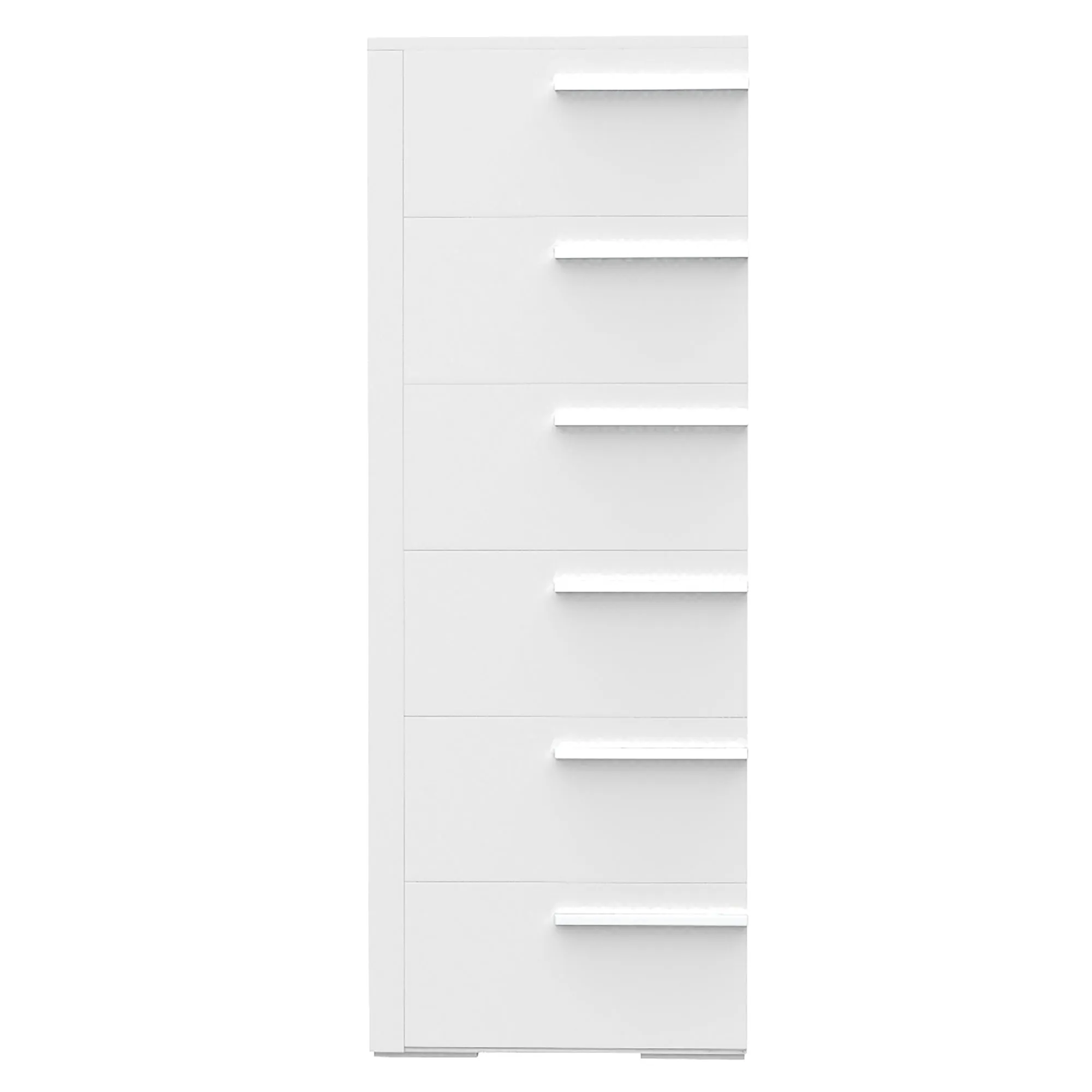 Gabriella 6 drawer chest storage for nursery bedroom, white
