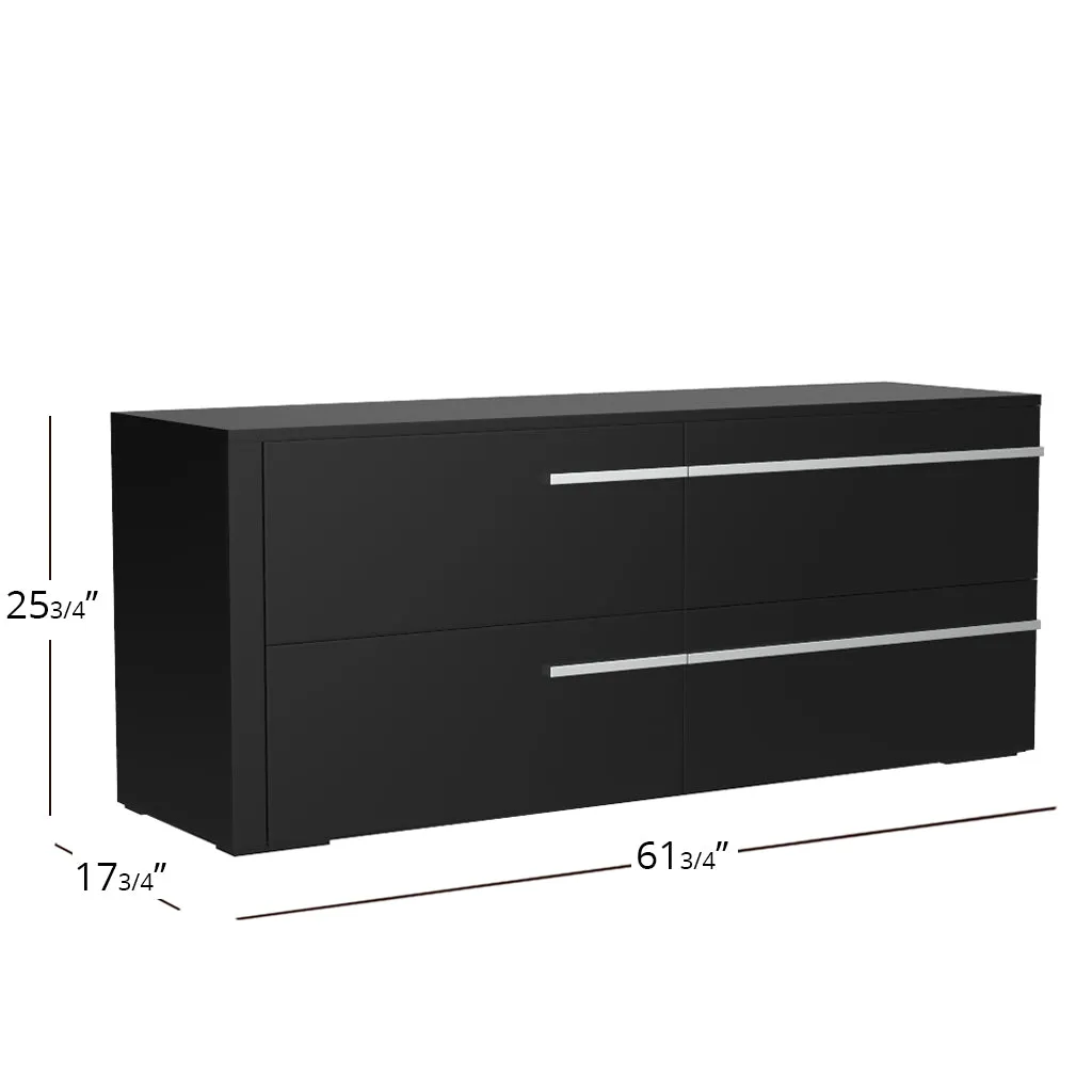 Gabriella 6 drawer double dresser for bedroom, java
