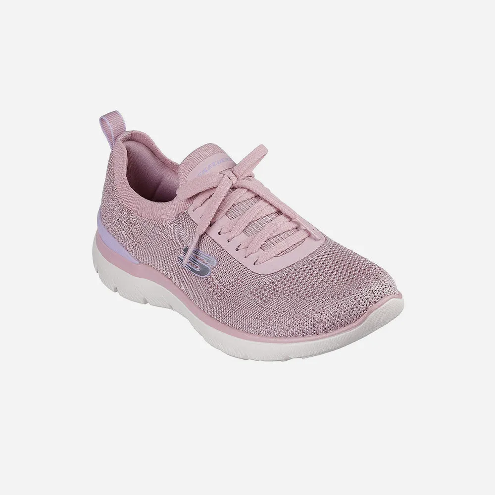 Giày Sneaker Nữ Skechers Summits - Hồng