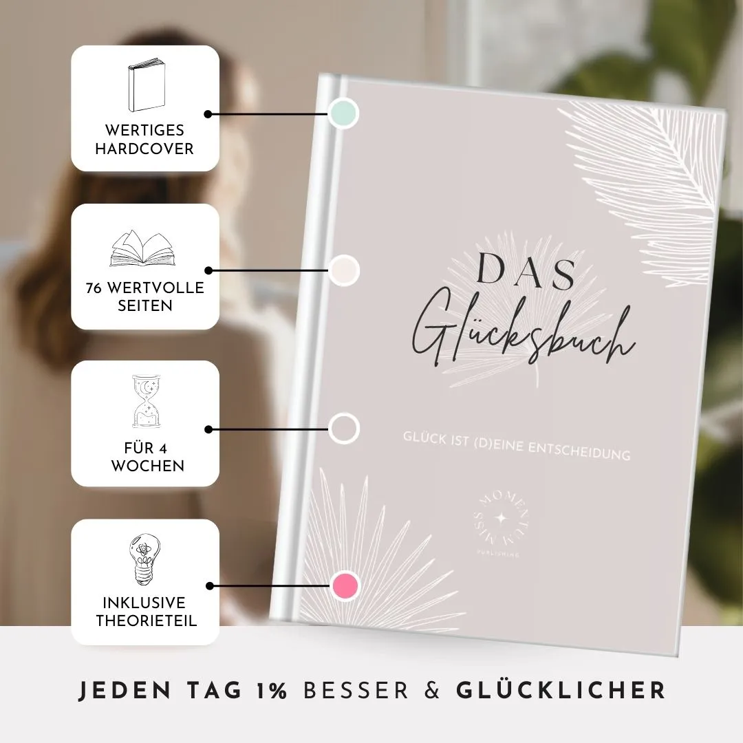 Glücklich sein! Mit nur 5 Minuten täglich für dich und deine Seele