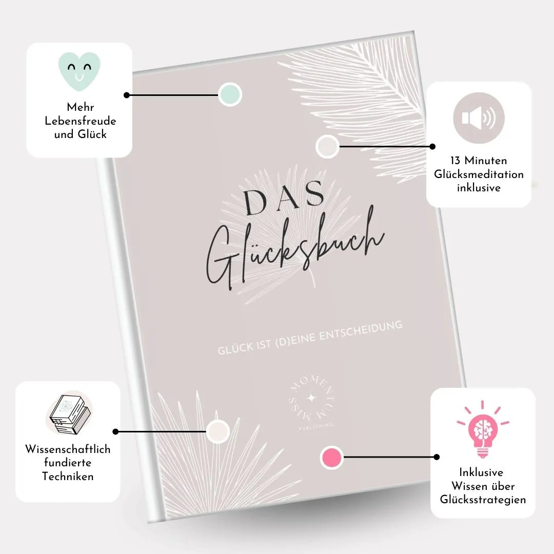 Glücklich sein! Mit nur 5 Minuten täglich für dich und deine Seele