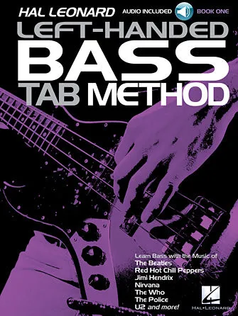 Hal Leonard Left-Handed Bass Tab Method - Book 1 (Book/Online Audio)