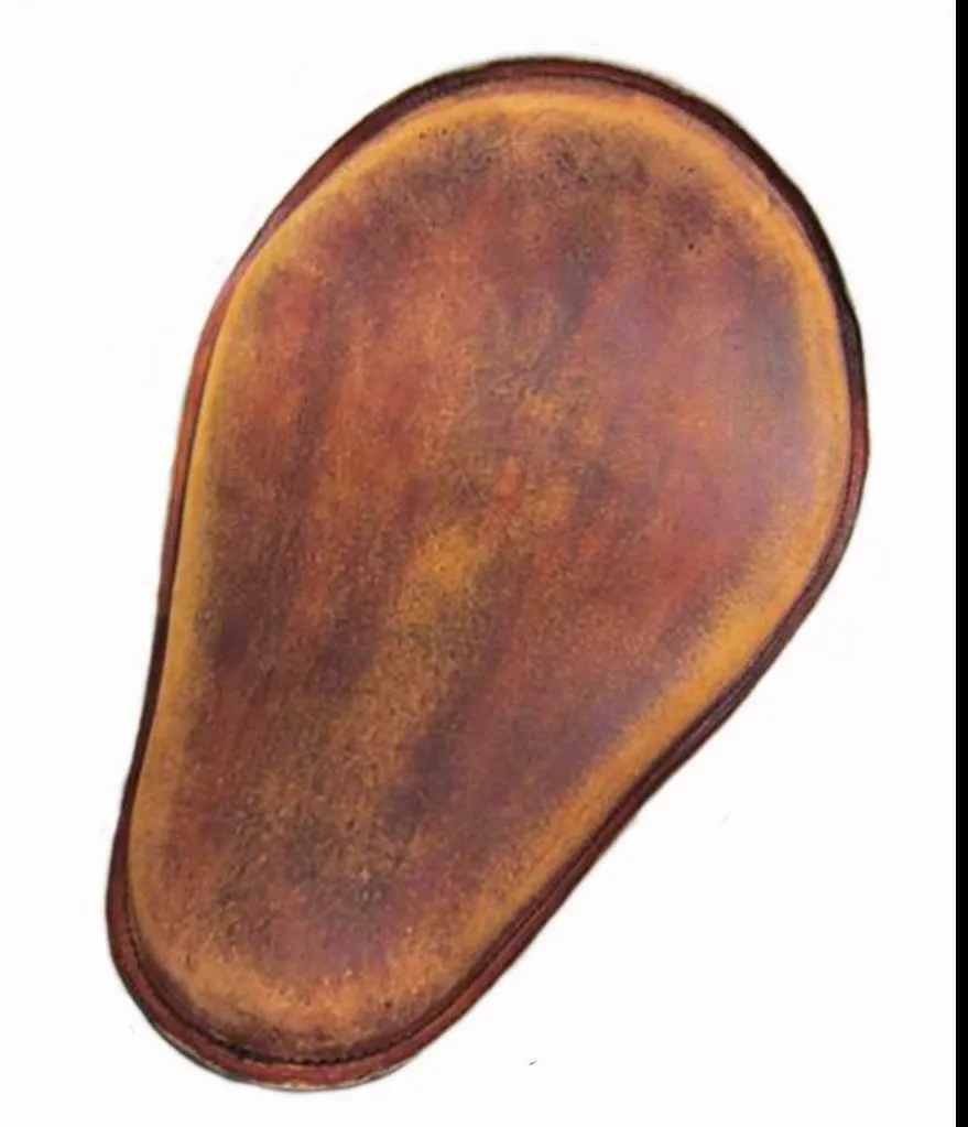Harley Sportster Bobber Spring Solo Seat 201 Brn Distressed Leather Chopper MRC