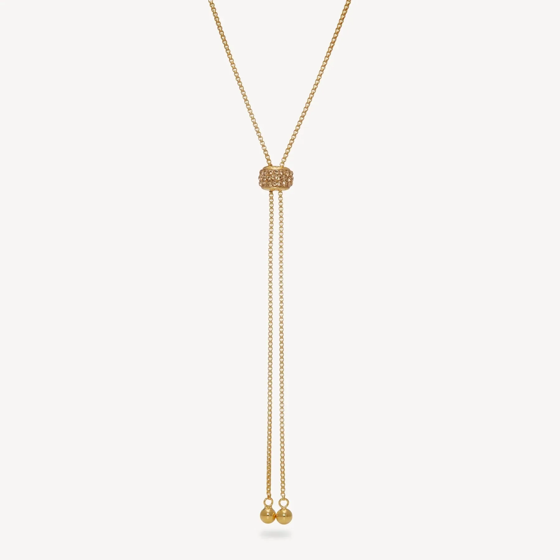 Hillberg & Birk Sparkle Bolo Tie Necklace