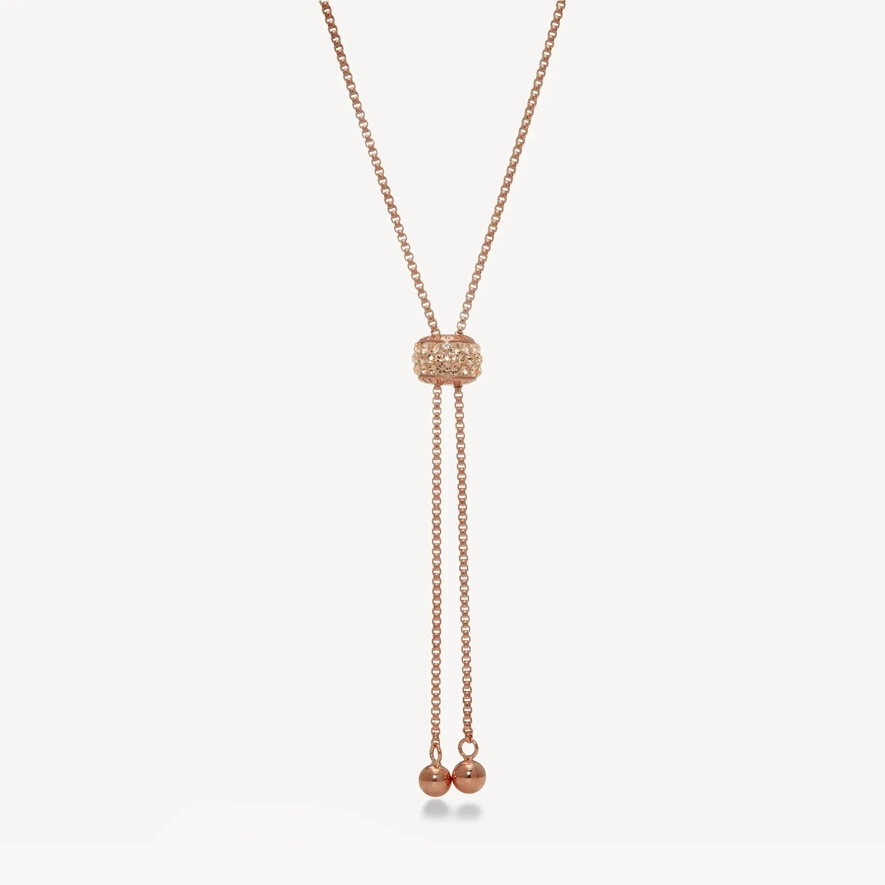 Hillberg & Birk Sparkle Bolo Tie Necklace