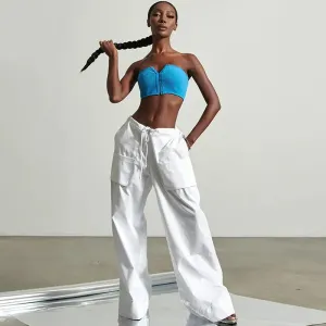Jaded High-Waisted Wide Leg Utility Cargo Pants