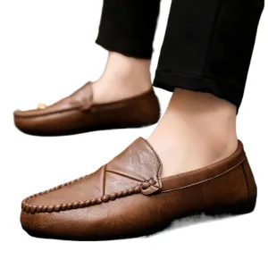 Light men's shoes Men's loafers Doudou shoes Men's boys Driving formal clothes Wedding groom Trend thick bottom Go to work Non-slip