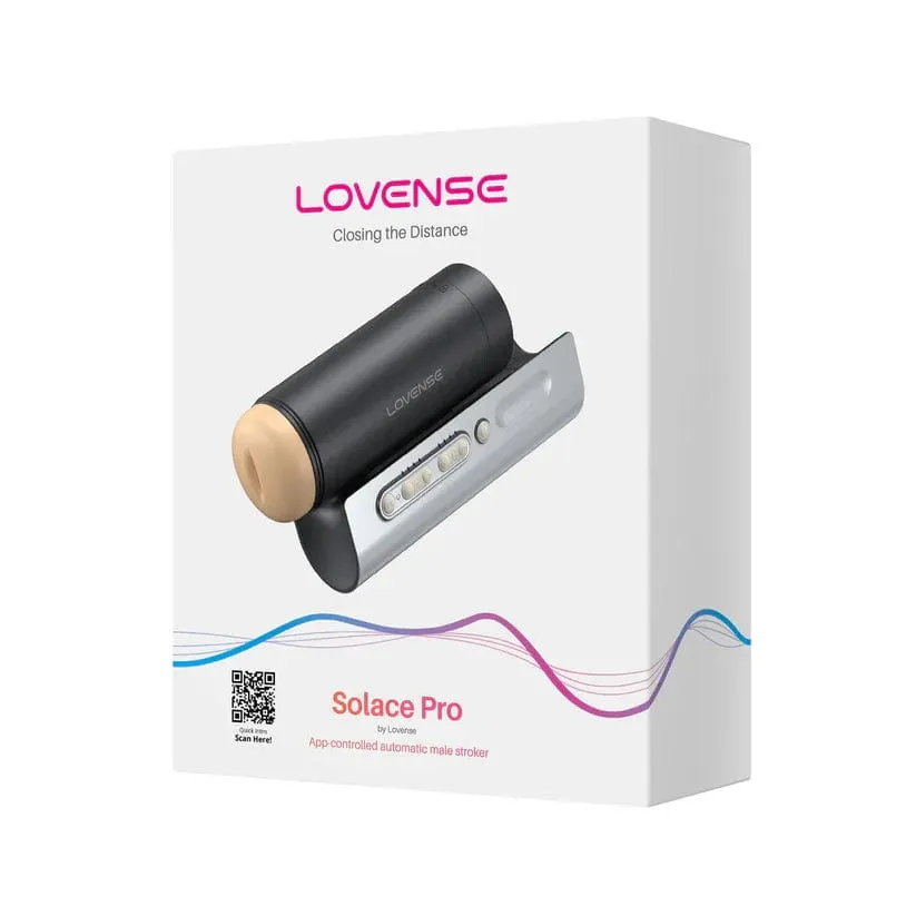 Lovense Al Sync Powered Solace Pro  AI-Powered Remote Control Thrusting Male Masturbator