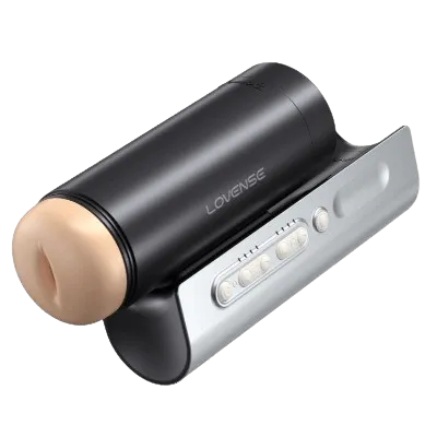 Lovense Al Sync Powered Solace Pro  AI-Powered Remote Control Thrusting Male Masturbator
