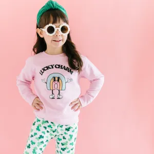 Lucky Charm Rainbow Marshmallow St Patrick's Day Sweatshirt