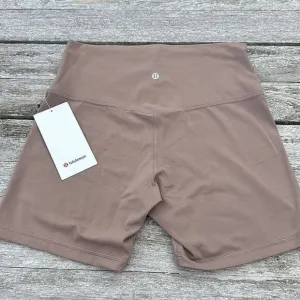 Lululemon Align High-Rise Short 6&quot; TAUPETASTIC size 4 NWT