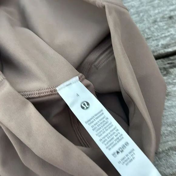 Lululemon Align High-Rise Short 6&quot; TAUPETASTIC size 4 NWT
