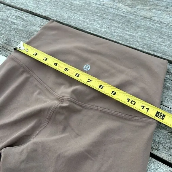 Lululemon Align High-Rise Short 6&quot; TAUPETASTIC size 4 NWT