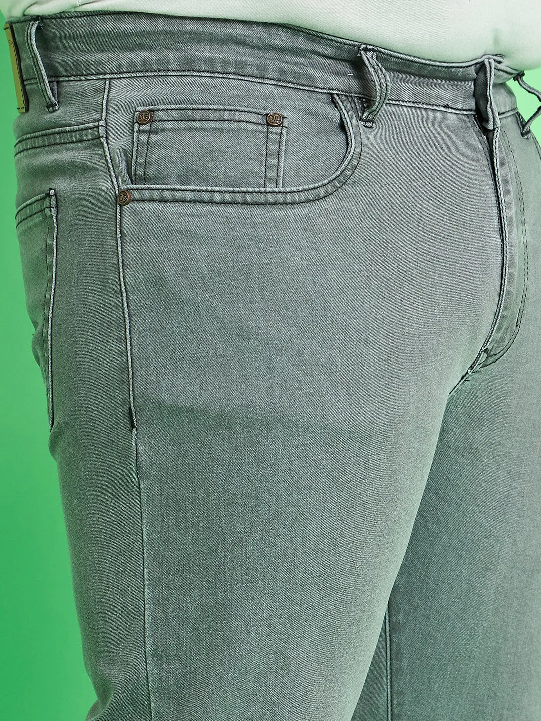 Men Plus Size Cade Solid Jeans