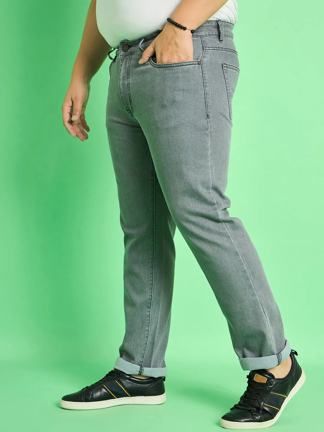 Men Plus Size Cade Solid Jeans