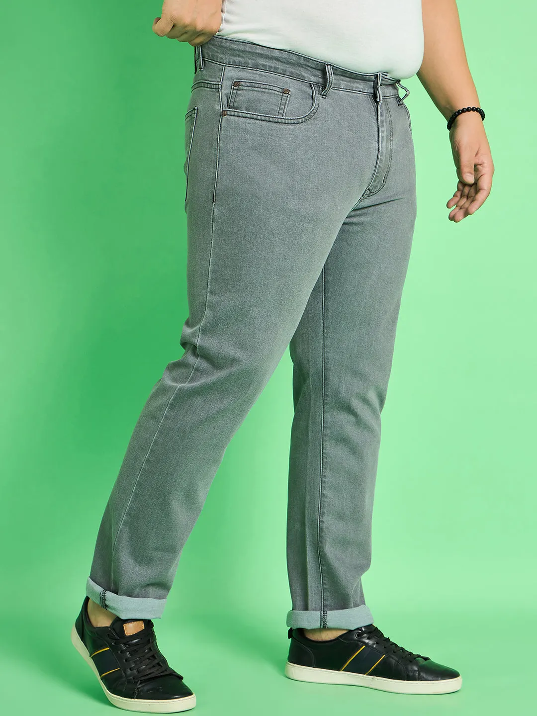 Men Plus Size Cade Solid Jeans
