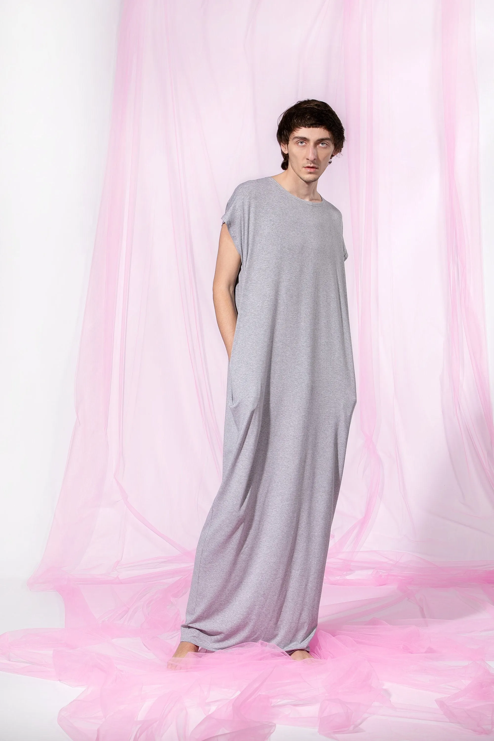Men Shirt Dress