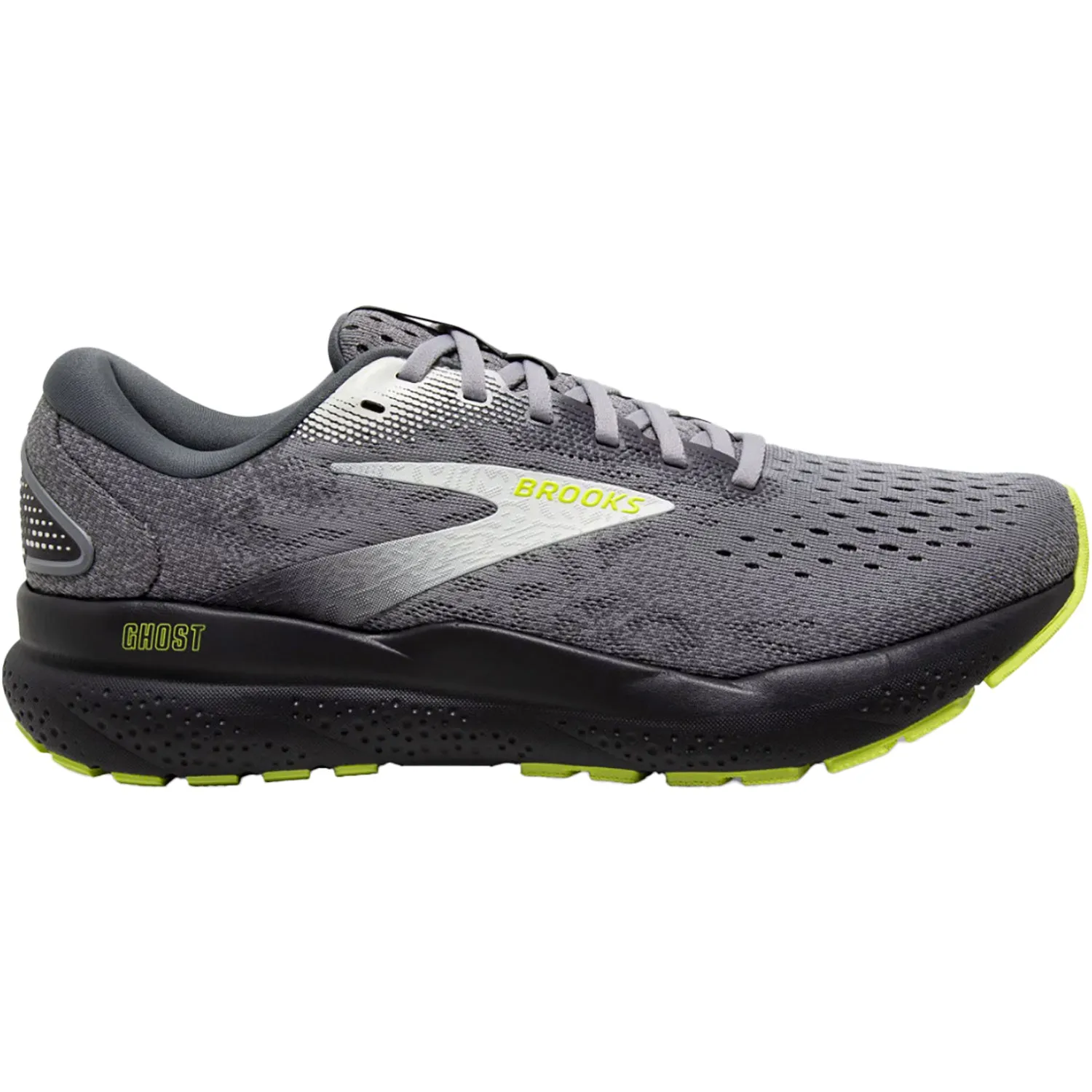 Men's Brooks Ghost 16 Primer/Grey/Lime