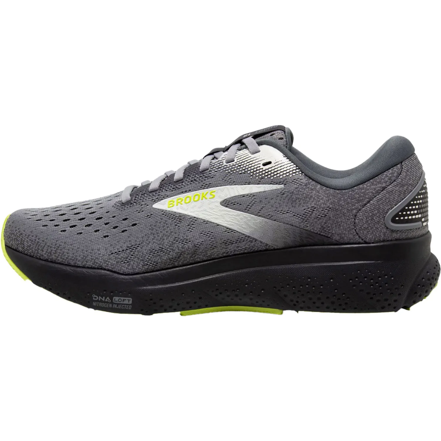 Men's Brooks Ghost 16 Primer/Grey/Lime