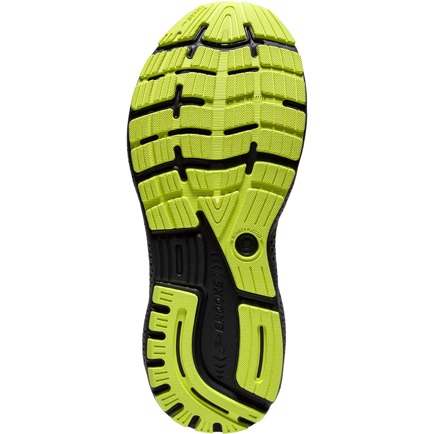 Men's Brooks Ghost 16 Primer/Grey/Lime