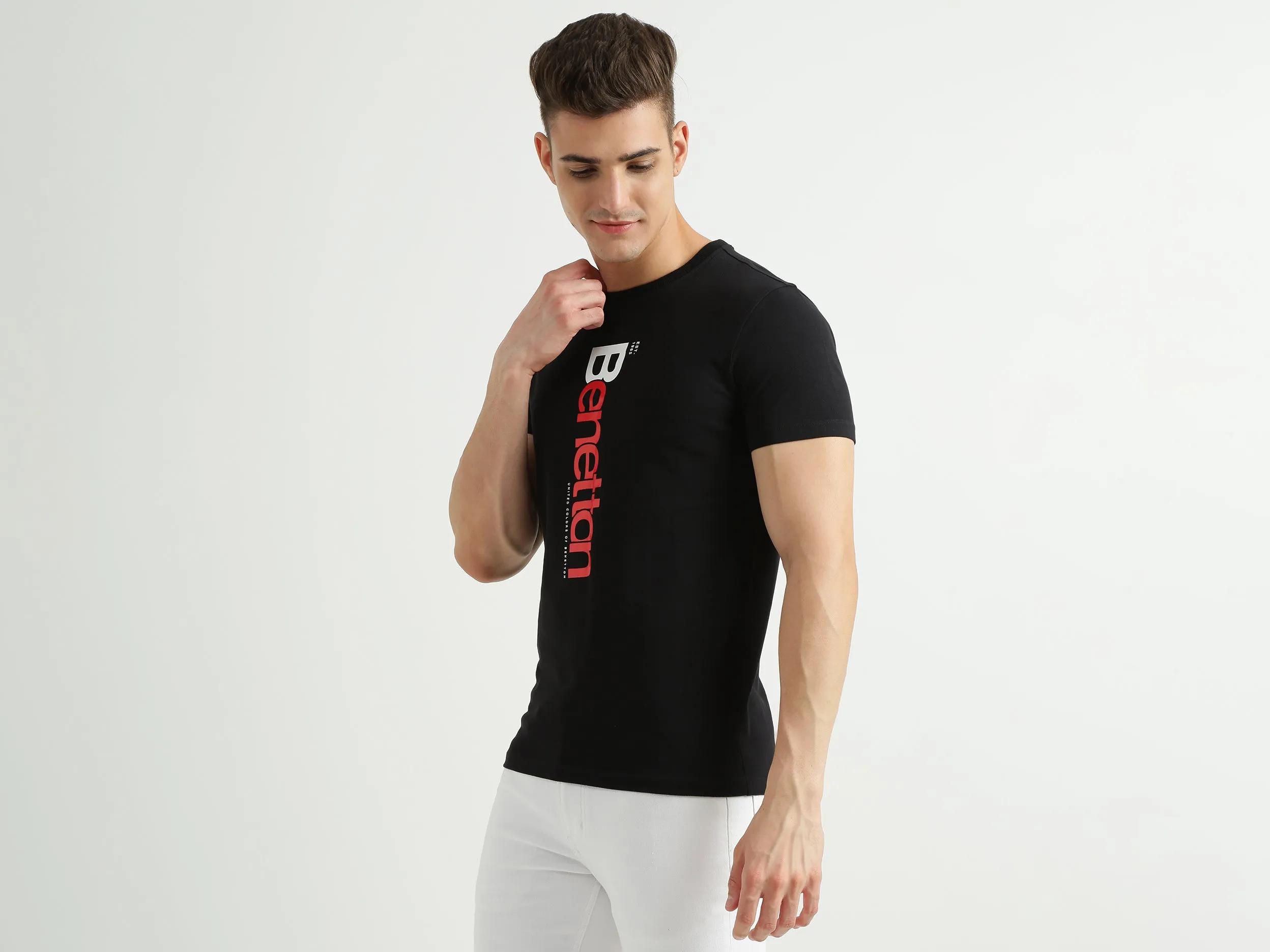 Mens Short Sleeve Printed T-Shirt