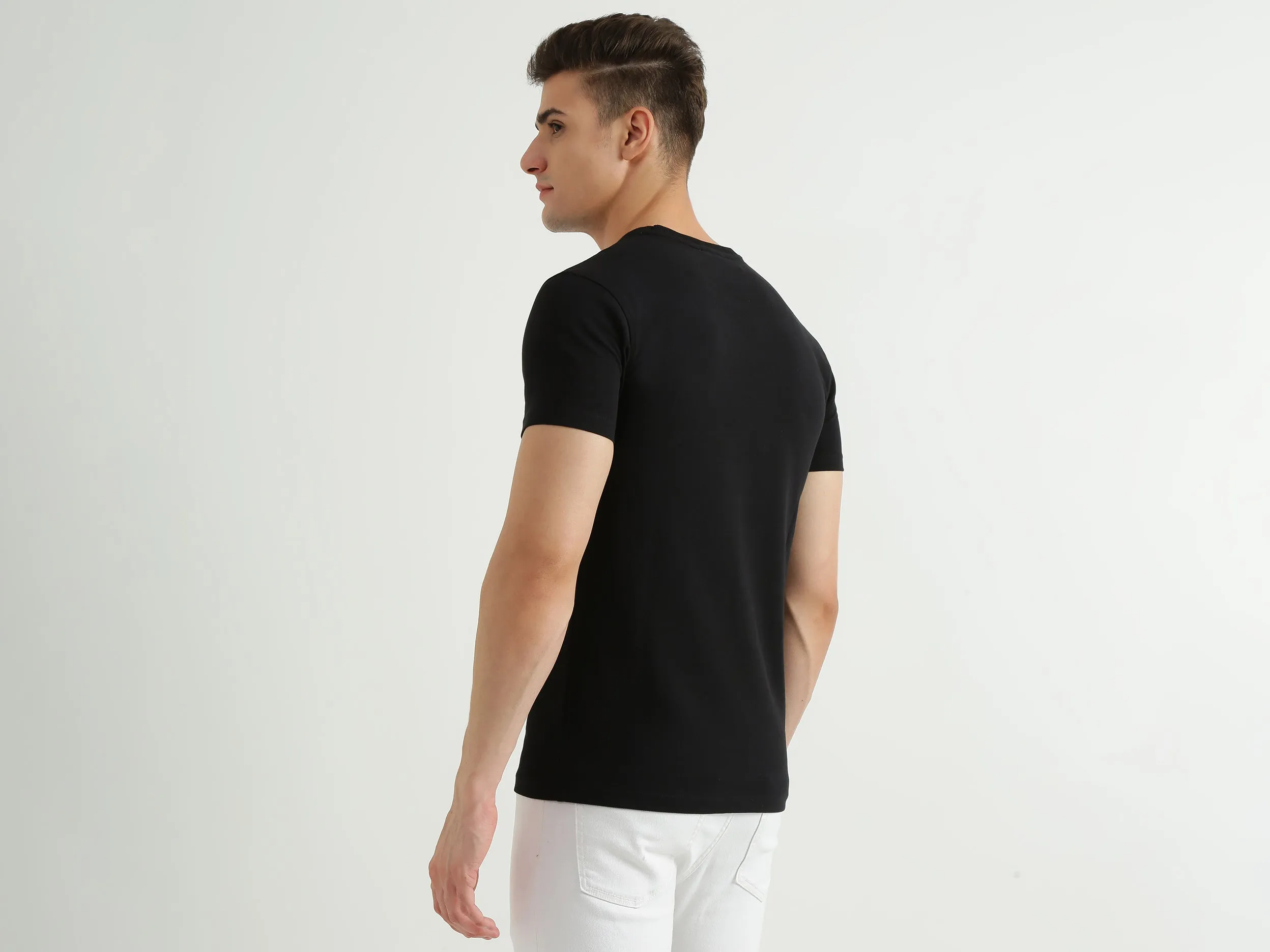 Mens Short Sleeve Printed T-Shirt