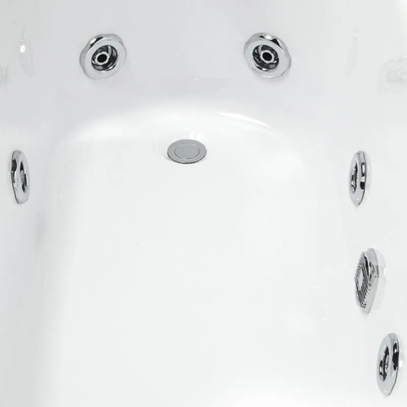 Mesa Malibu BT-062 Freestanding Whirlpool Clawfoot Tub
