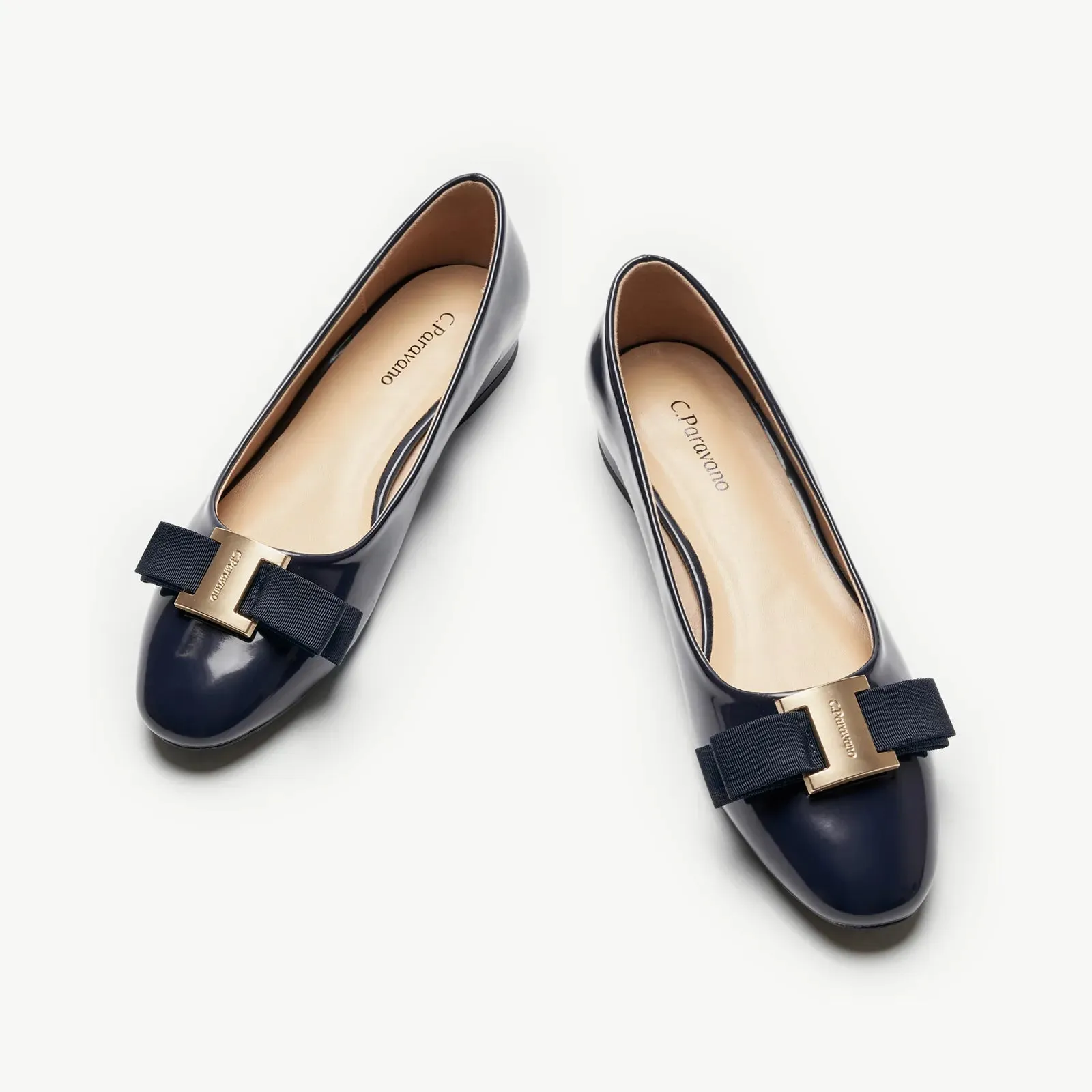 Metal Buckle bow Flats (Anita)social