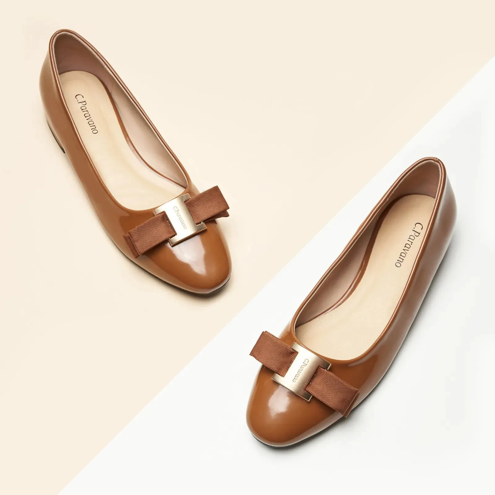 Metal Buckle bow Flats (Anita)social