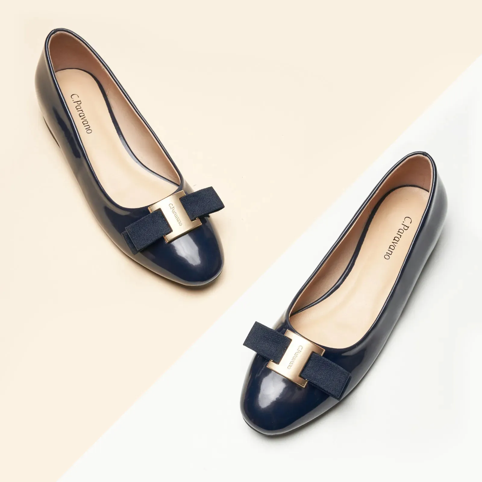 Metal Buckle bow Flats (Anita)social
