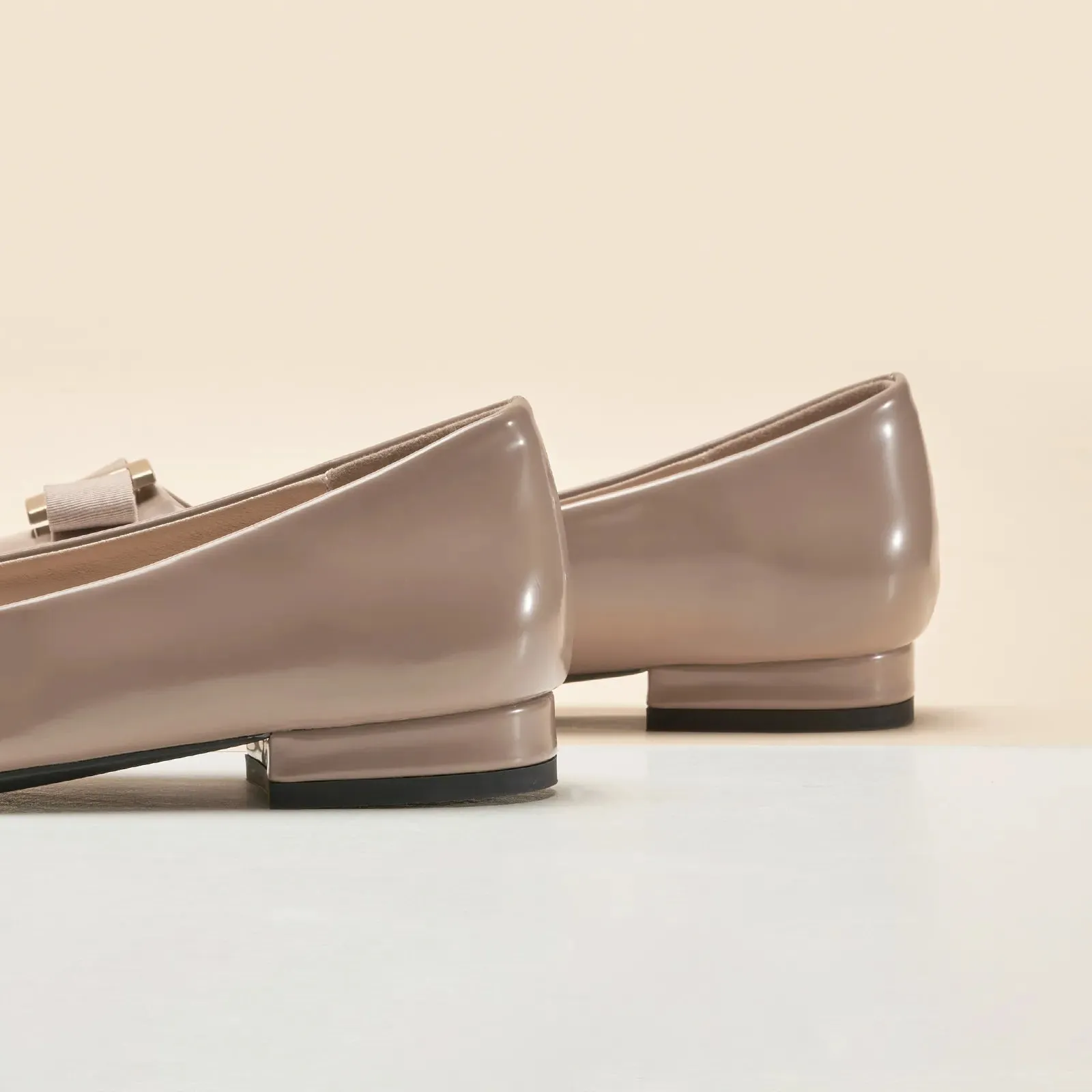 Metal Buckle bow Flats (Anita)social