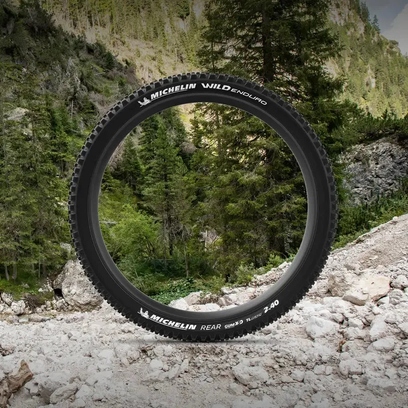 Michelin Rear Wild Enduro Gum-X 27.5x2.4 TR Foldable Tyre Black